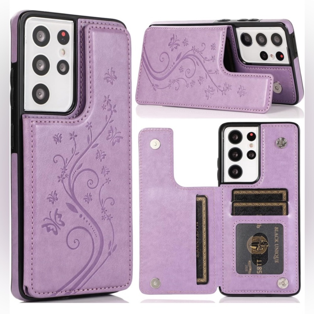 New Phone Case for Samsung Galaxy S21 Ultra 5G 6.8 inch Wallet Case